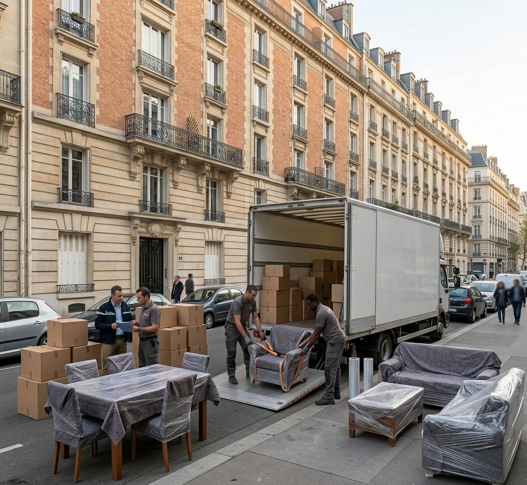 Échange avant un déménagement gendarmerie au départ de l’Île-de-France